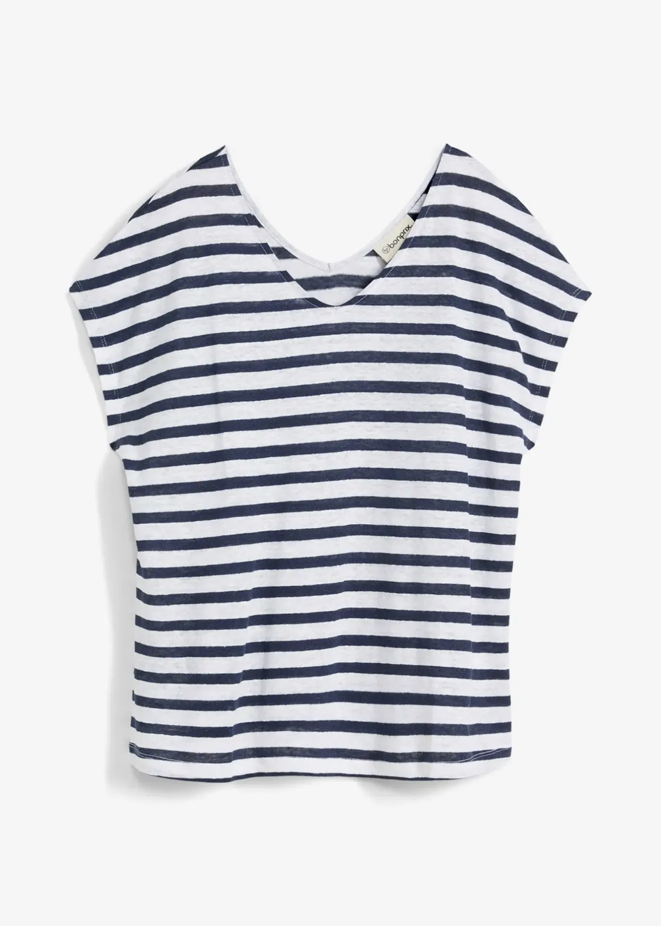 Femme bonprix Premium|T-Shirts & Tops|T-shirt 100% lin à manches chauve-souris