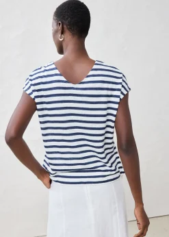 Femme bonprix Premium|T-Shirts & Tops|T-shirt 100% lin à manches chauve-souris