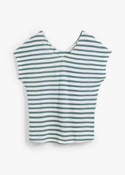 bonprix T-shirt 100% lin à manches chauve-souris|Femme Premium|T-Shirts & Tops