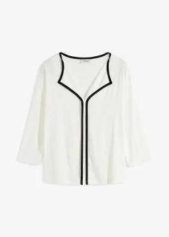 Femme bonprix T-Shirts & Tops|T-shirt à liseré contrastant