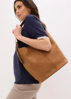 bonprix T-shirt à liserés en dentelle|Femme T-Shirts & Tops