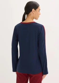 Femme bonprix T-Shirts & Tops|T-shirt à manches longues fendues