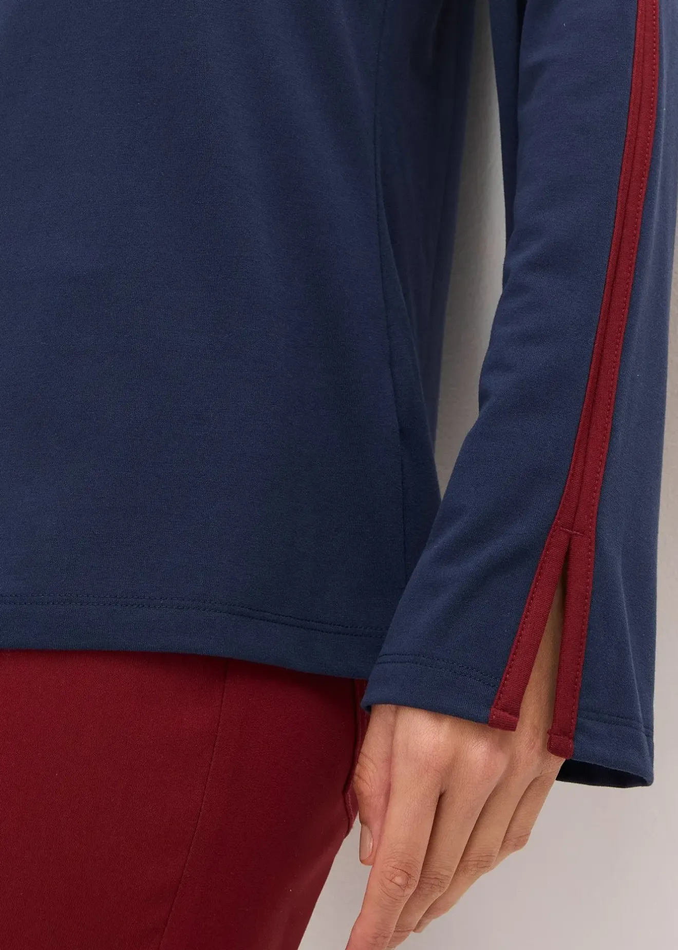 Femme bonprix T-Shirts & Tops|T-shirt à manches longues fendues