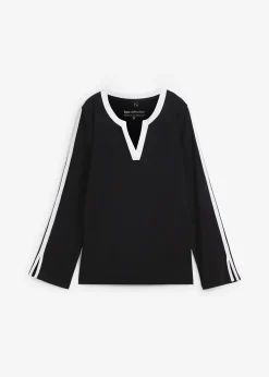 bonprix T-shirt à manches longues fendues|Femme T-Shirts & Tops