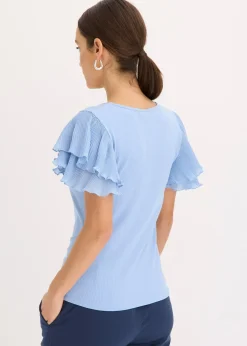 bonprix T-shirt à volants|Femme T-Shirts & Tops