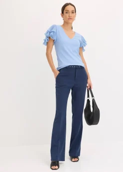 bonprix T-shirt à volants|Femme T-Shirts & Tops