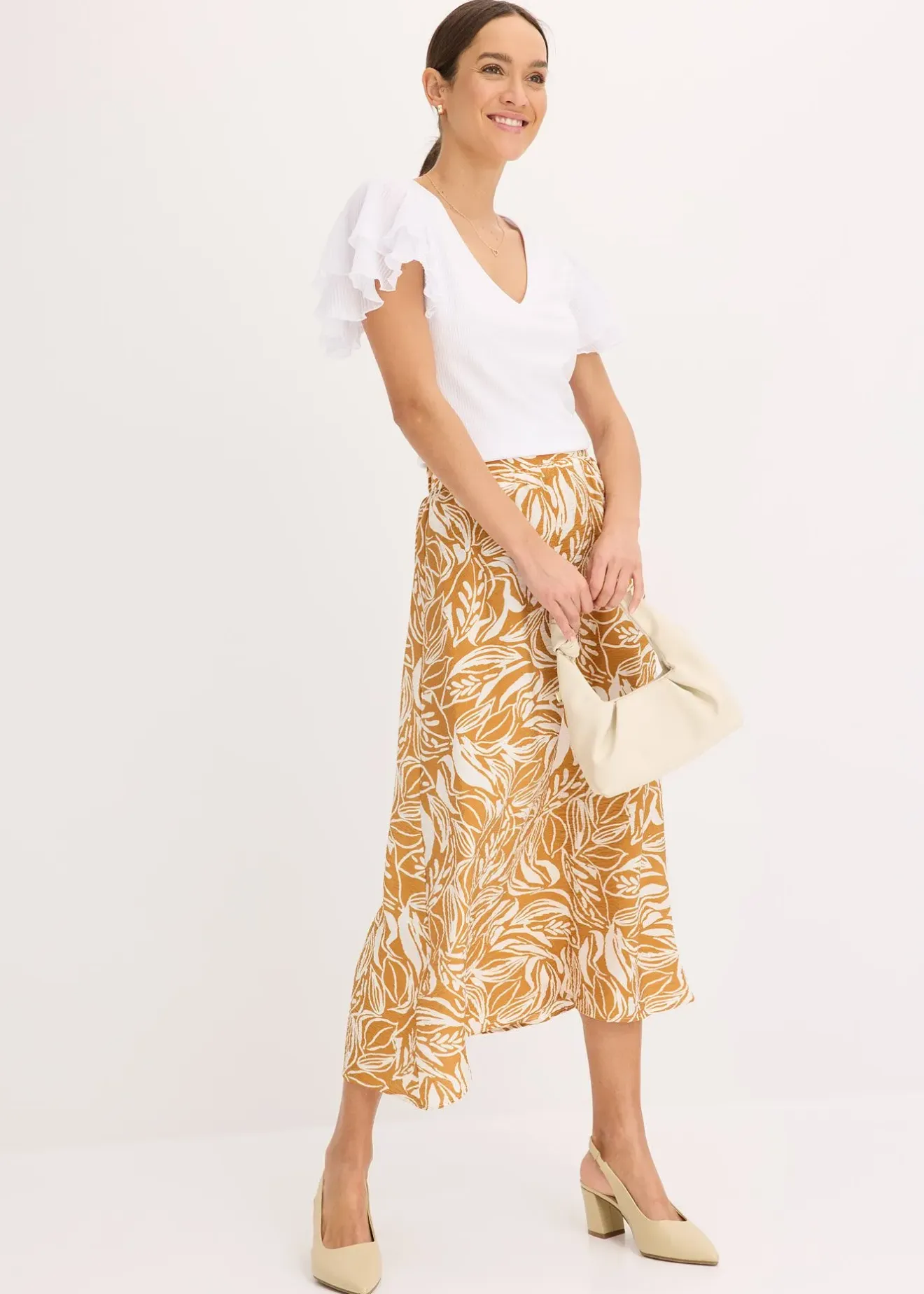 bonprix T-shirt à volants|Femme T-Shirts & Tops