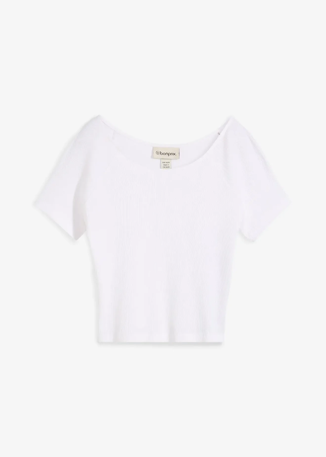 bonprix T-shirt ajusté 100% coton|Femme T-Shirts & Tops