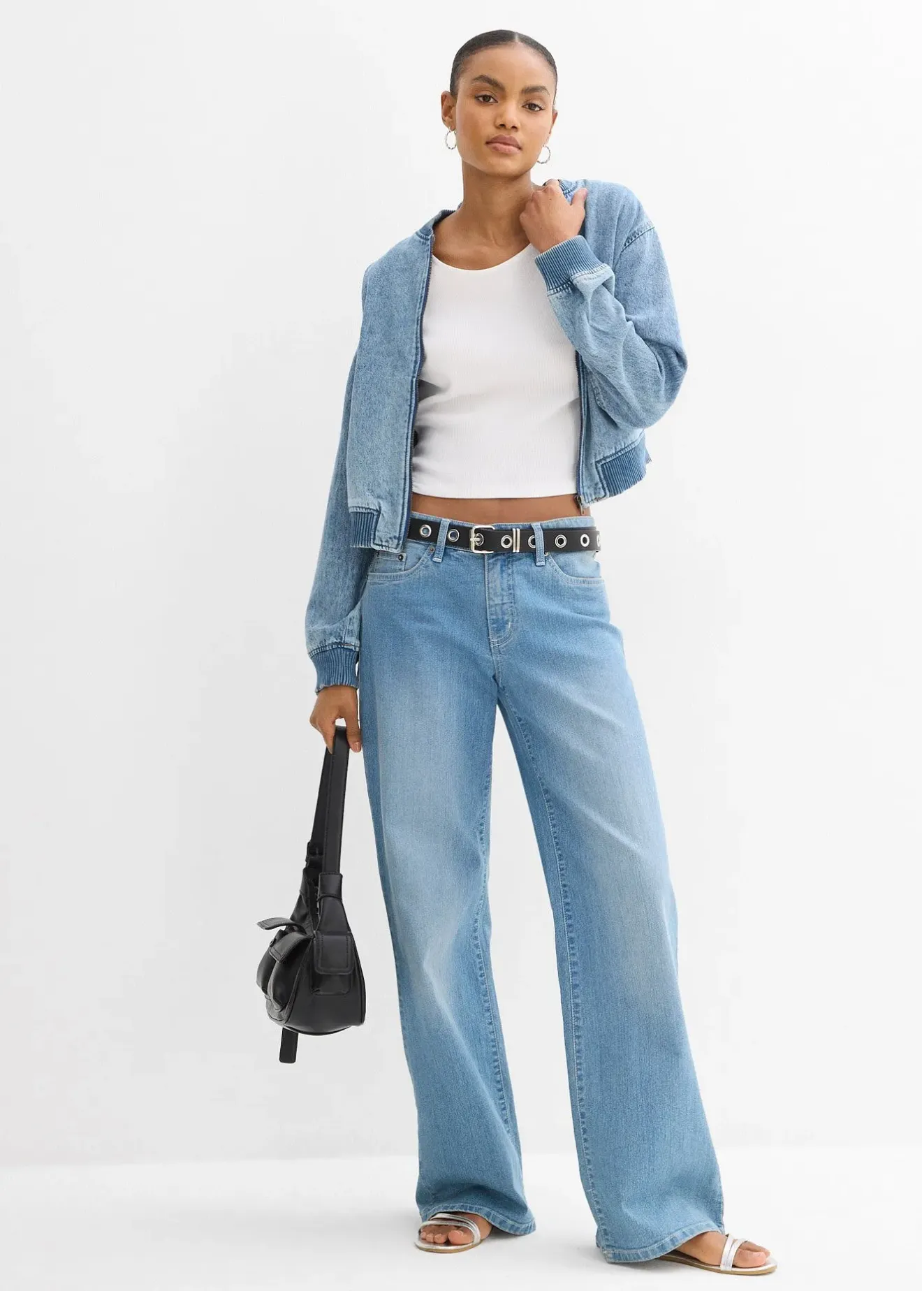 bonprix T-shirt ajusté 100% coton|Femme T-Shirts & Tops