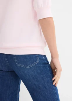 Femme bonprix Basiques|Sweats|T-shirt ample en matière néoprène