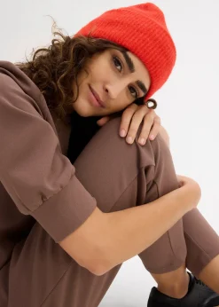 Femme bonprix Basiques|Sweats|T-shirt ample en matière néoprène