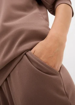 Femme bonprix Basiques|Sweats|T-shirt ample en matière néoprène