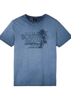 Homme bonprix Mode Plage|T-Shirts & Polos|T-shirt aspect délavé 100% coton