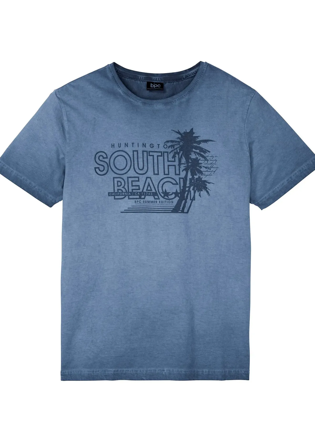 Homme bonprix Mode Plage|T-Shirts & Polos|T-shirt aspect délavé 100% coton