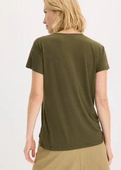 Femme bonprix T-Shirts & Tops|T-shirt avec anneau décoratif