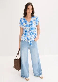 bonprix T-shirt avec détail nœud|Femme T-Shirts & Tops