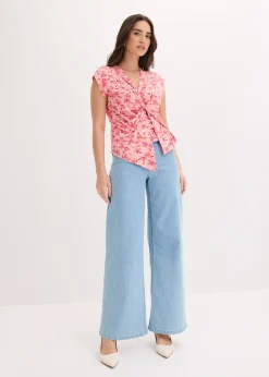 bonprix T-shirt avec détail nœud|Femme T-Shirts & Tops