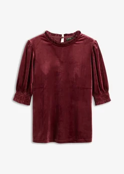 Femme bonprix T-Shirts & Tops|T-shirt avec du velours doux