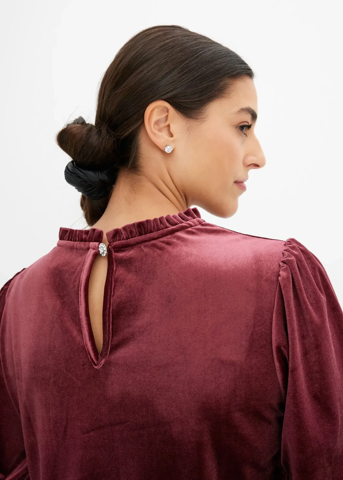 Femme bonprix T-Shirts & Tops|T-shirt avec du velours doux