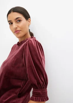 Femme bonprix T-Shirts & Tops|T-shirt avec du velours doux