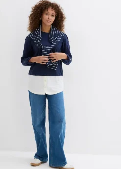 Femme bonprix T-Shirts & Tops|T-shirt avec empiècement chemisier