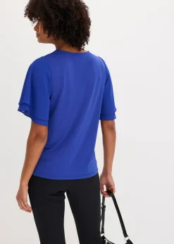 Femme bonprix T-Shirts & Tops|T-shirt avec manches en mousseline