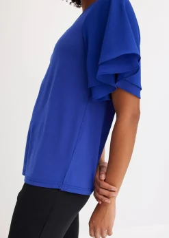 Femme bonprix T-Shirts & Tops|T-shirt avec manches en mousseline