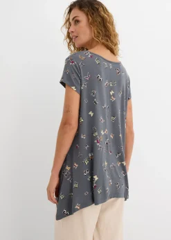 Femme bonprix T-Shirts & Tops|T-shirt avec papillons en viscose