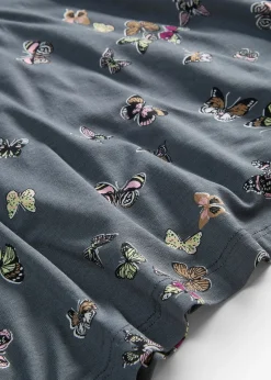 Femme bonprix T-Shirts & Tops|T-shirt avec papillons en viscose