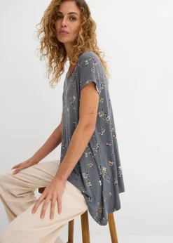 Femme bonprix T-Shirts & Tops|T-shirt avec papillons en viscose