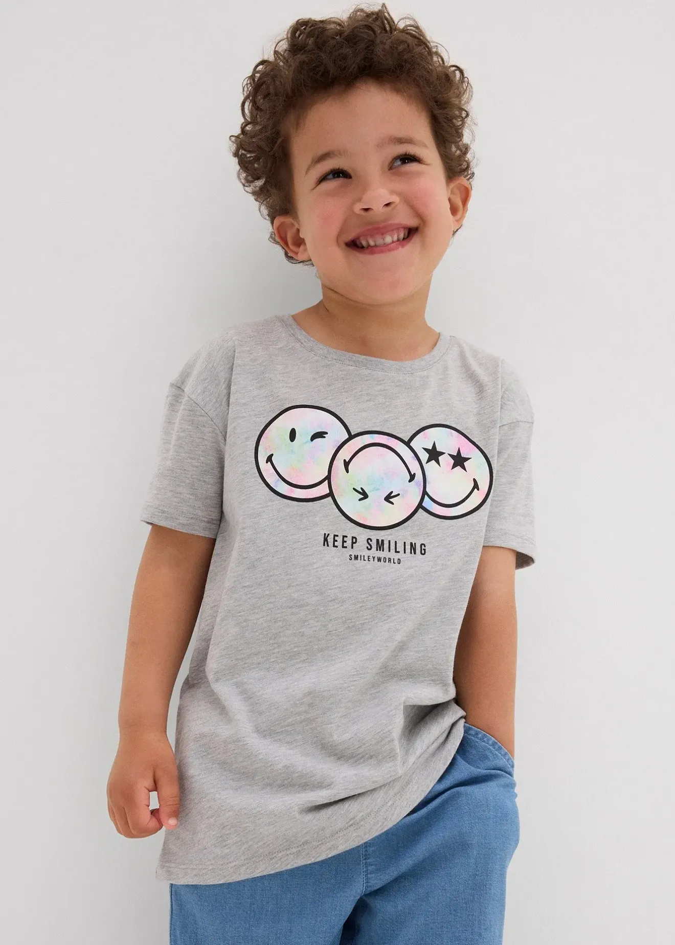 Enfant SmileyWorld Vêtements Enfant|Garçons 2-8 Ans·T-Shirts|T-shirt avec smileys