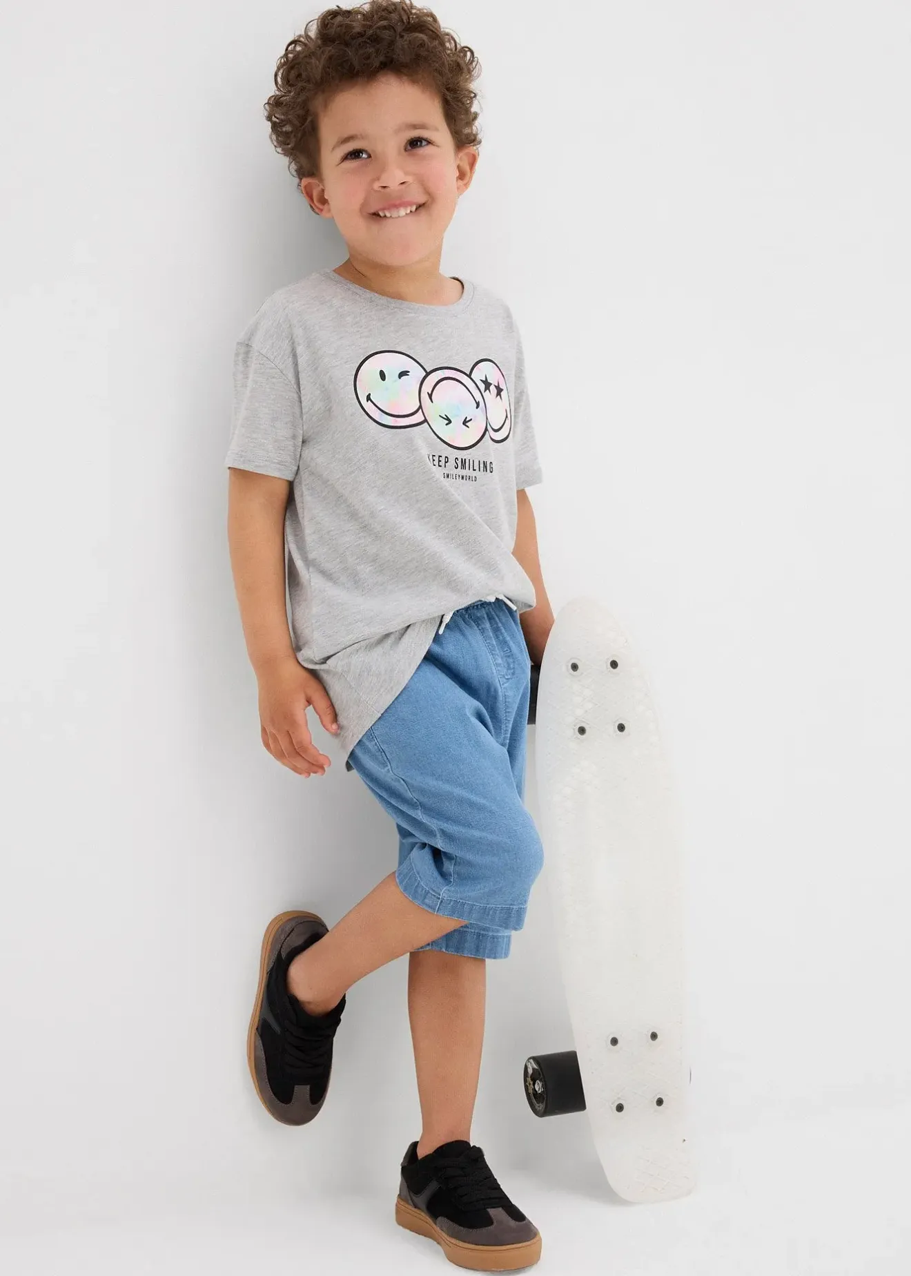 Enfant SmileyWorld Vêtements Enfant|Garçons 2-8 Ans·T-Shirts|T-shirt avec smileys