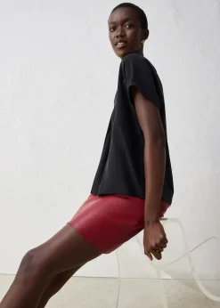 Femme bonprix Premium|T-Shirts & Tops|T-shirt avec soie et empiècement tissé