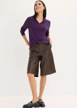 bonprix T-shirt blouse à col montant|Femme T-Shirts & Tops