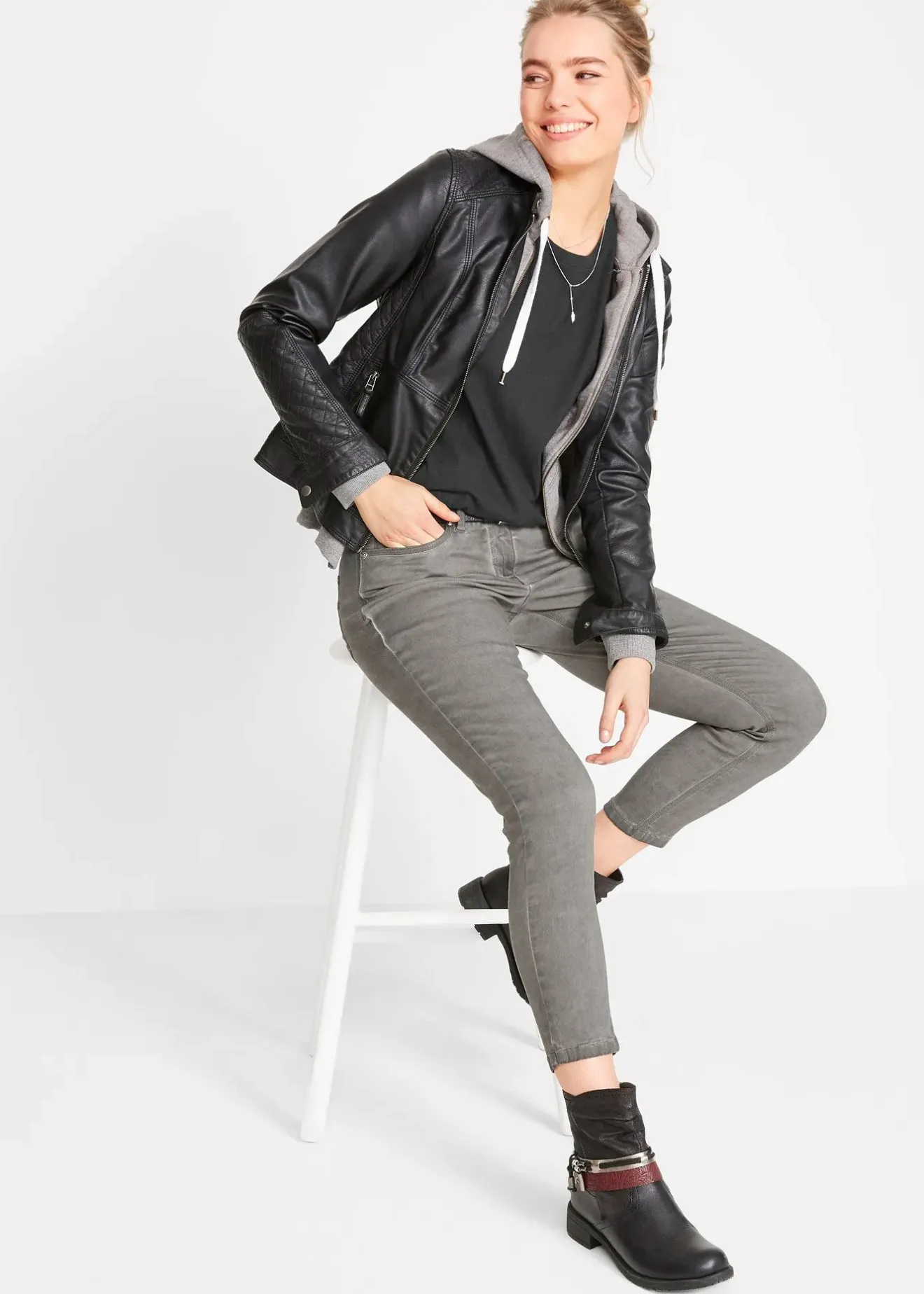 Femme bonprix Basiques|T-Shirts & Tops|T-shirt boxy