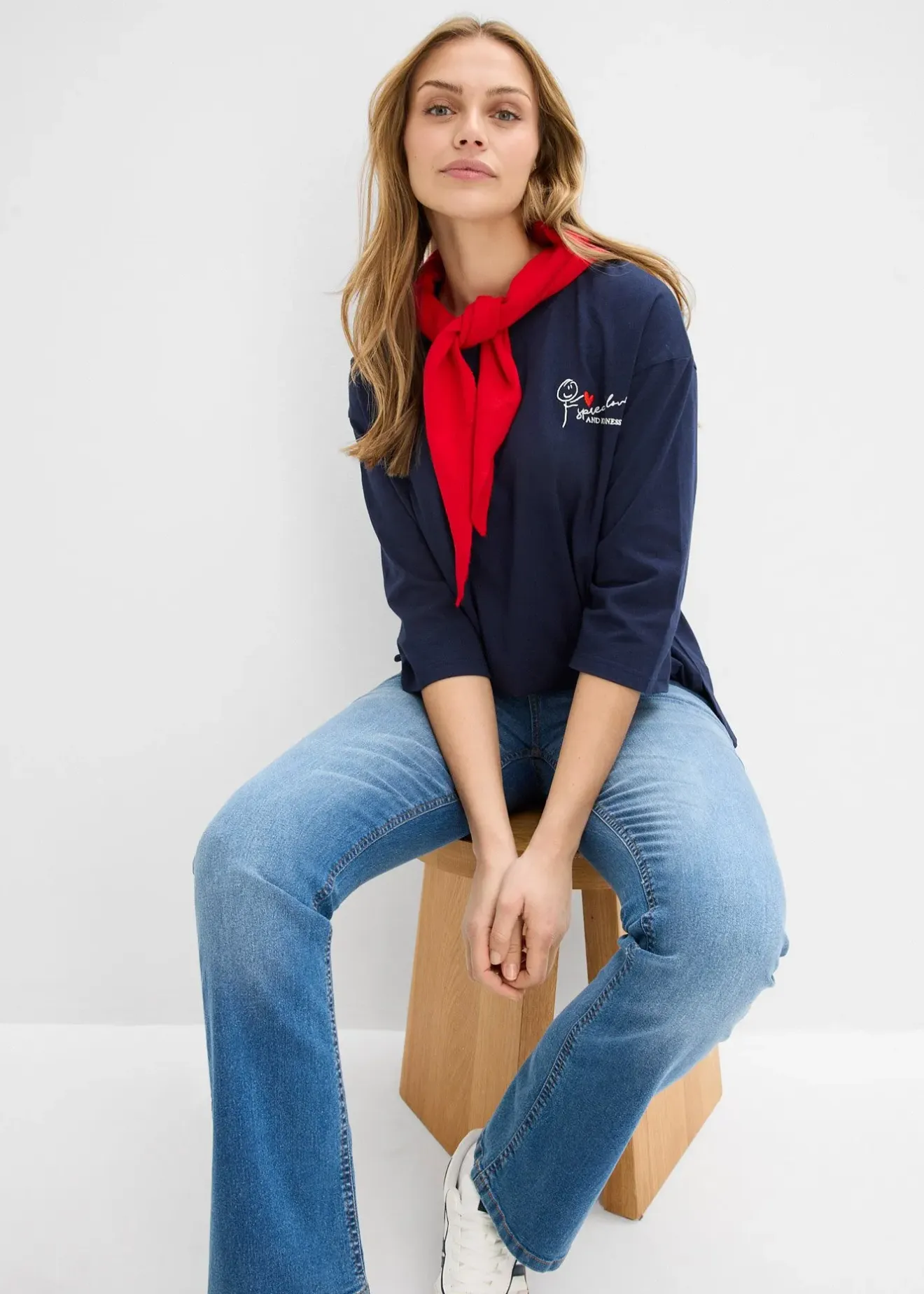 Femme bonprix T-Shirts & Tops|T-shirt boxy 100% coton