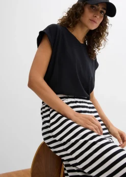 Femme bonprix Basiques|T-shirt boxy 100% coton