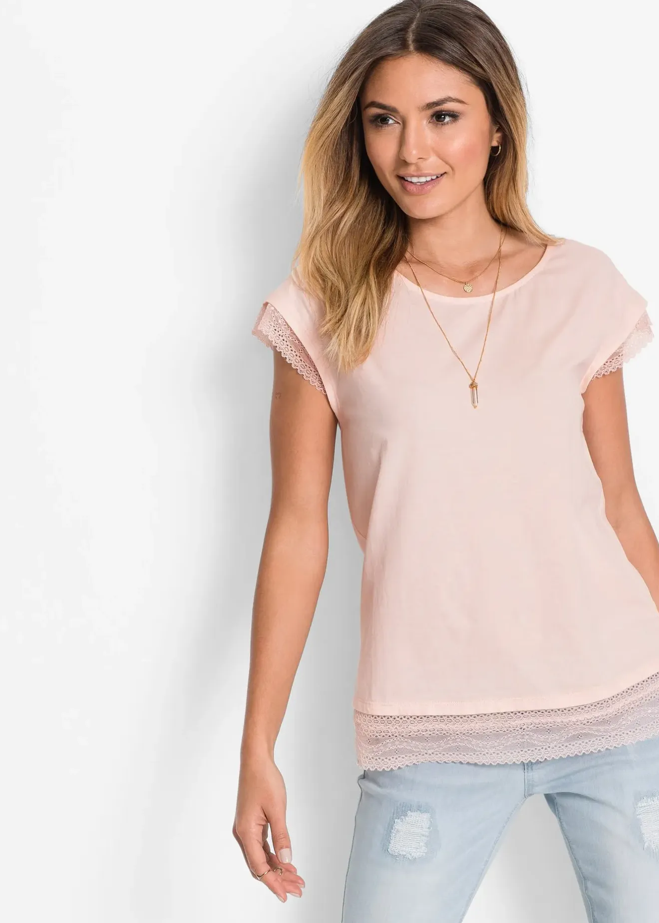 Femme bonprix T-Shirts & Tops|T-shirt boxy en coton