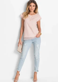 Femme bonprix T-Shirts & Tops|T-shirt boxy en coton