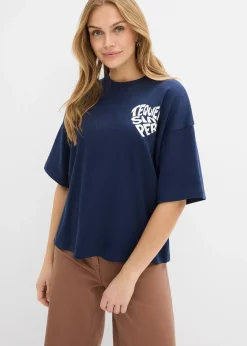 Femme bonprix T-Shirts & Tops|T-shirt boxy en coton épais