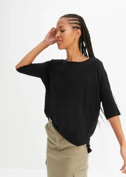 bonprix T-shirt boxy en viscose extensible|Femme T-Shirts & Tops