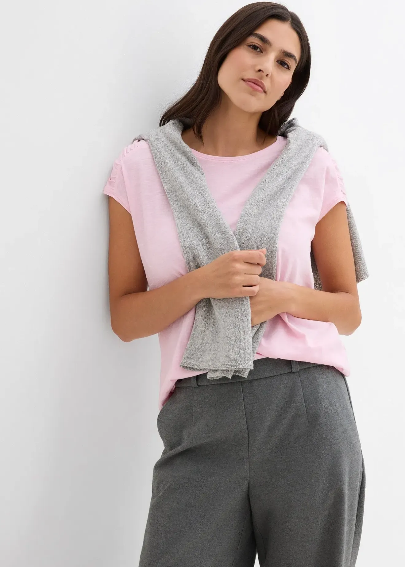 Femme bonprix T-Shirts & Tops|T-shirt boxy, manches courtes