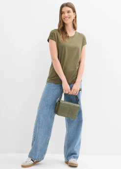 Femme bonprix T-Shirts & Tops|T-shirt boxy, manches courtes