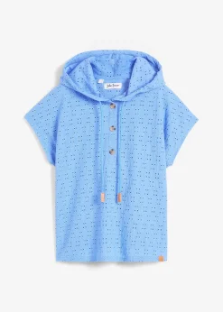 Femme bonprix T-Shirts & Tops|T-shirt col Henley à capuche