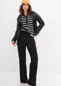 Femme bonprix Basiques|T-Shirts & Tops|T-shirt col Henley, 100% coton