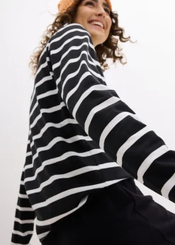 Femme bonprix Basiques|T-Shirts & Tops|T-shirt col Henley, 100% coton