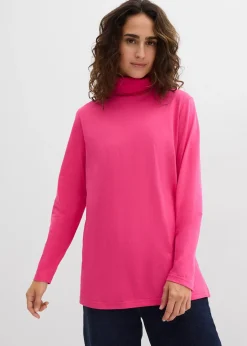 Femme bonprix Basiques|T-Shirts & Tops|T-shirt col roulé 100% coton