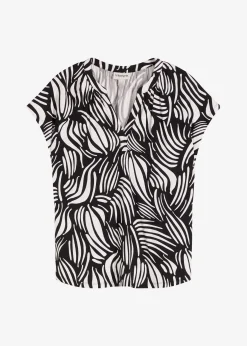 Femme bonprix T-Shirts & Tops|T-shirt col tunisien en viscose mélangée