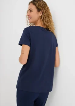 bonprix T-shirt coton à imprimé cœur|Femme T-Shirts & Tops