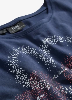 bonprix T-shirt coton à imprimé cœur|Femme T-Shirts & Tops